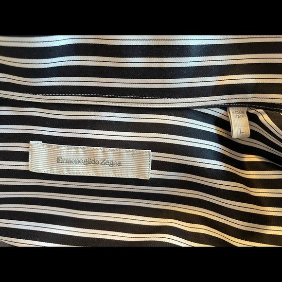 Ermenegildo Zegna stripe dress shirt - Picture 5 of 7